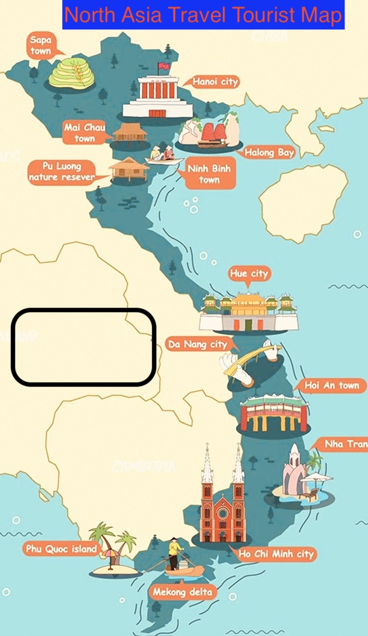 Ha Long Excursion Luxury Cruise Tourist Map